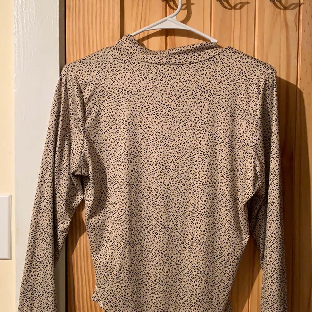 Long sleeve turtle neck bodysuit